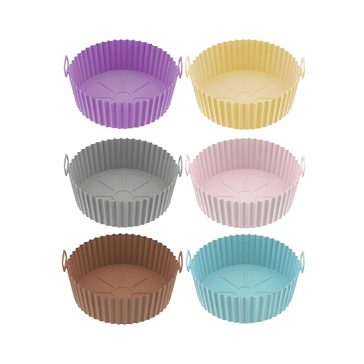 GENERICO - Molde Resistente de Silicona para Freidora de Aire 2pza