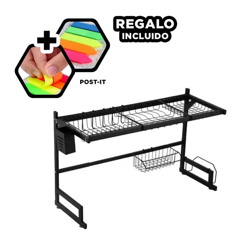 GENERICO - Secador de Vasos y Platos 85cm Y+Post-it Adhesivos