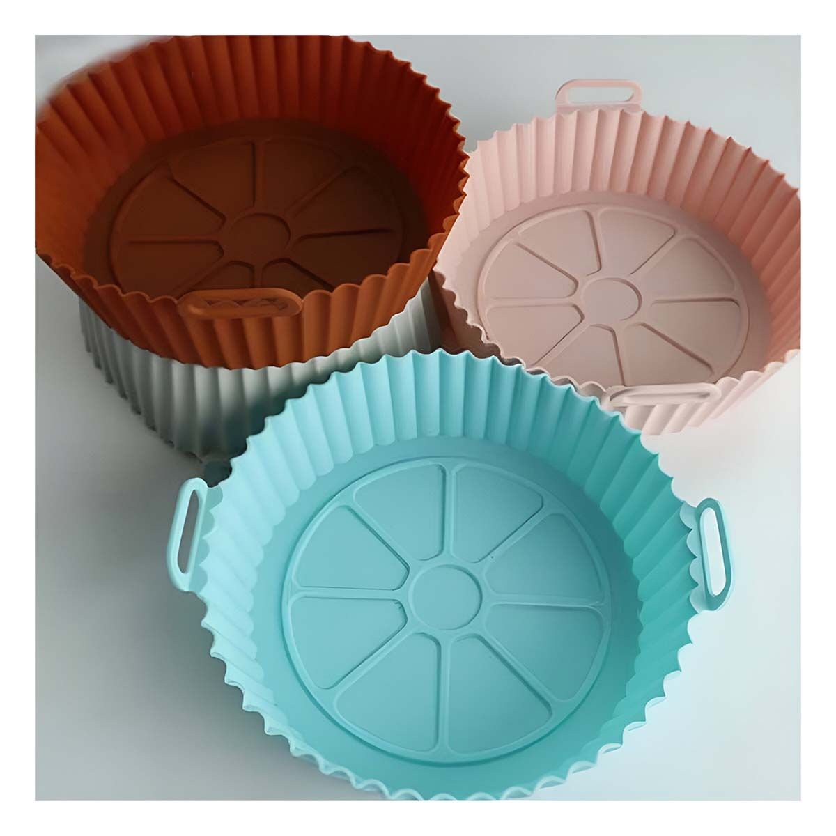 GENERICO - Pack2 Molde Practico para Freir de 2pza Y+Papel de Regalo