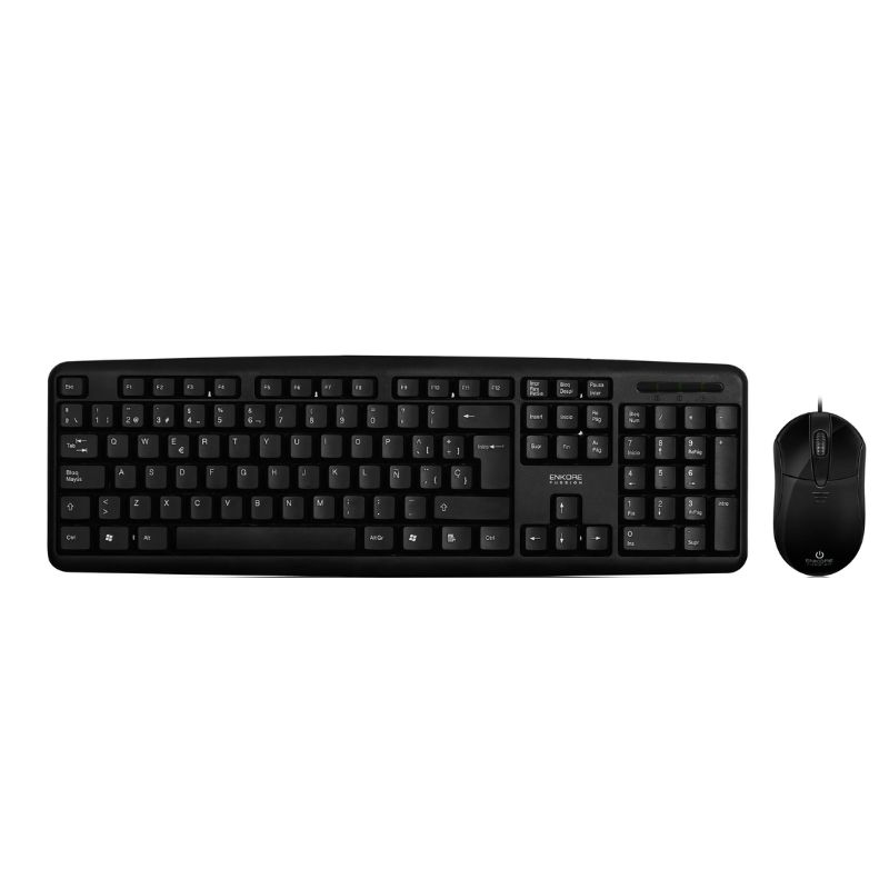 ENKORE - Kit Fussion ENT 502 Teclado + Mouse USB Enkore