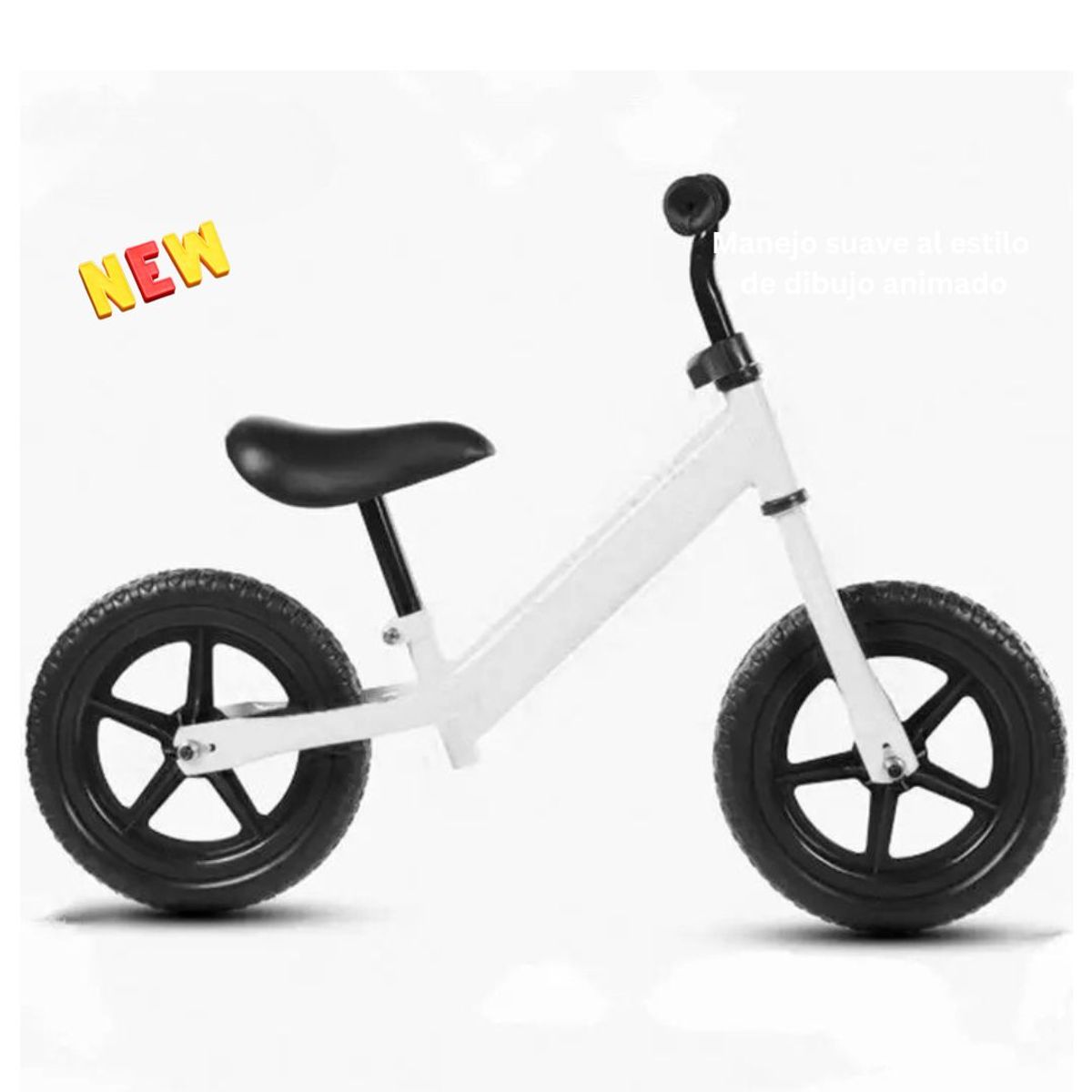 GENERICO - Bicicleta de Balance Basic Para Niños Aro 12 Blanco