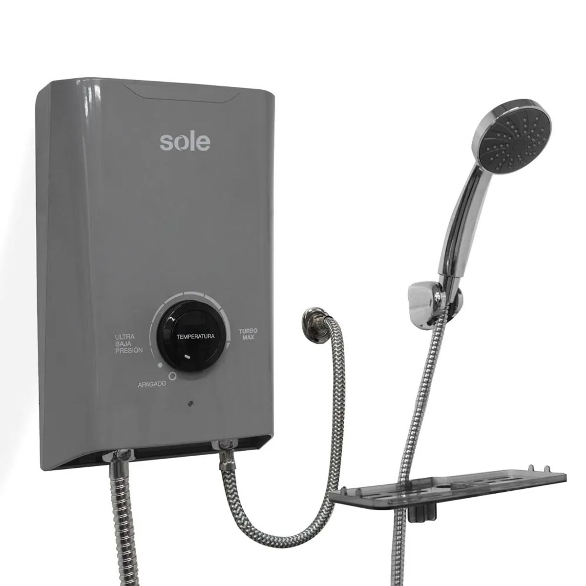 SOLE - Rapiducha Eléctrica Sole Turbo Max 5200W Gris