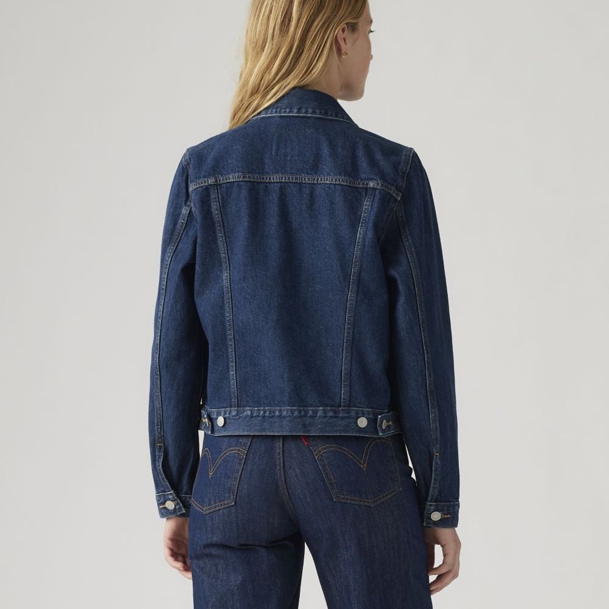 LEVIS - Casaca Mujer Original Trucker Azul Levis