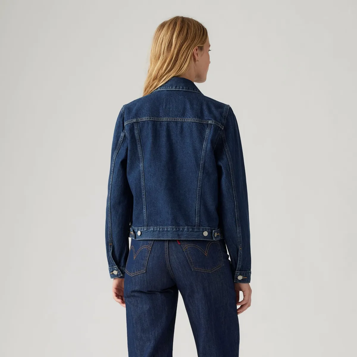 LEVIS - Casaca Mujer Original Trucker Azul Levis