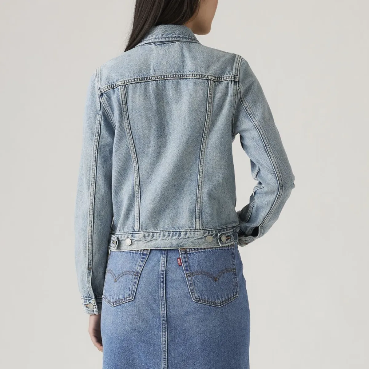 LEVIS - Casaca Mujer Original Trucker Celeste Levis