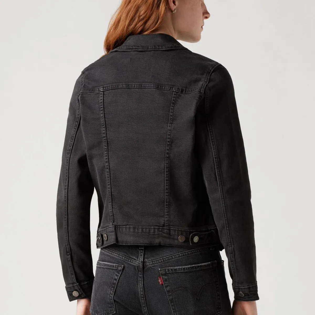LEVIS - Casaca Mujer Original Trucker Negro Levis