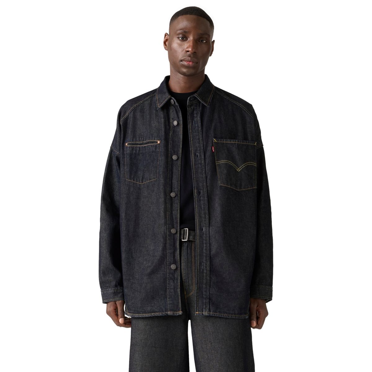 LEVIS - Camisa Hombre Twist Shacket Azul Levis