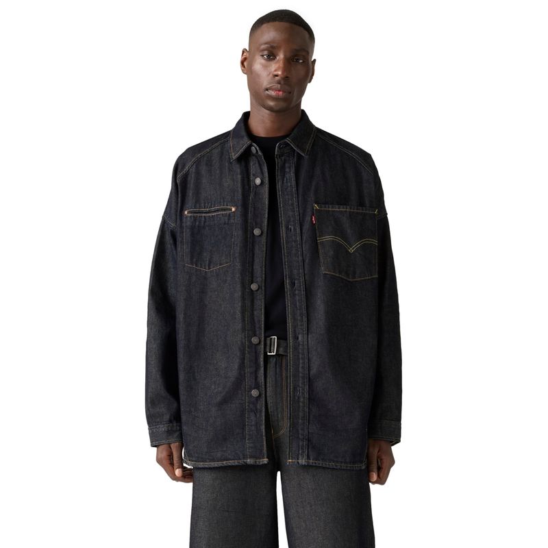 LEVIS - Camisa Hombre Twist Shacket Azul Levis