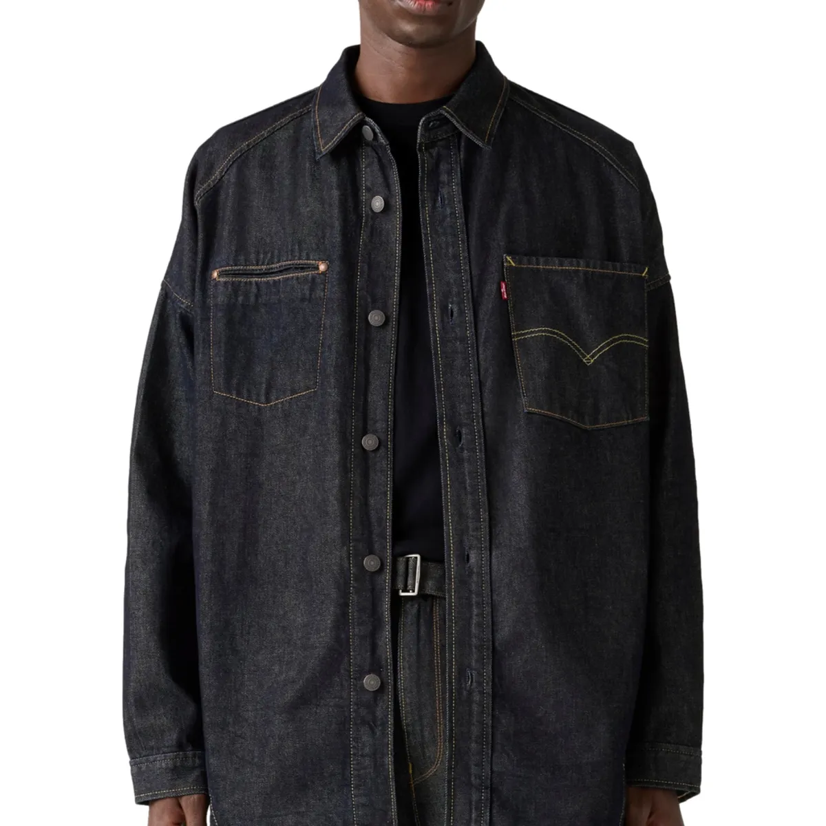 LEVIS - Camisa Hombre Twist Shacket Azul Levis