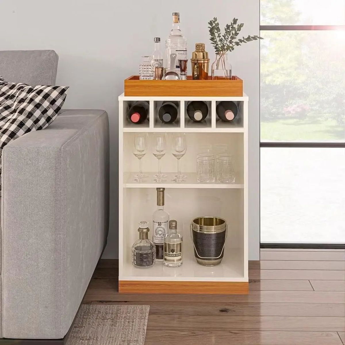 GENERICO - Mueble Bar Armado Aubert Pinot - Gaudi