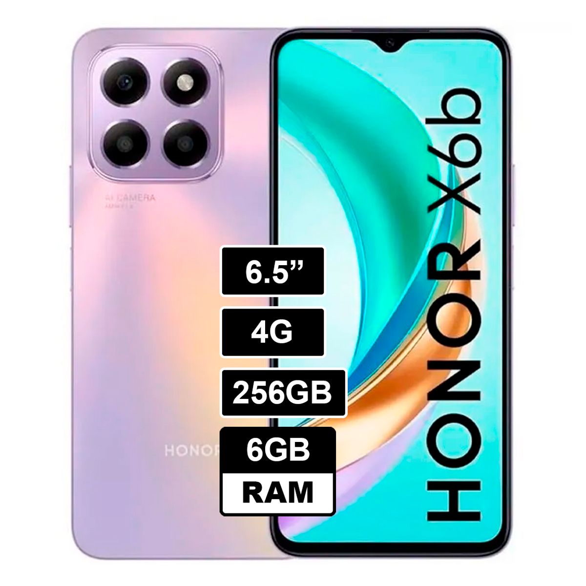 HONOR - Celular Honor X6b 6GB Ram 256GB Color LILA