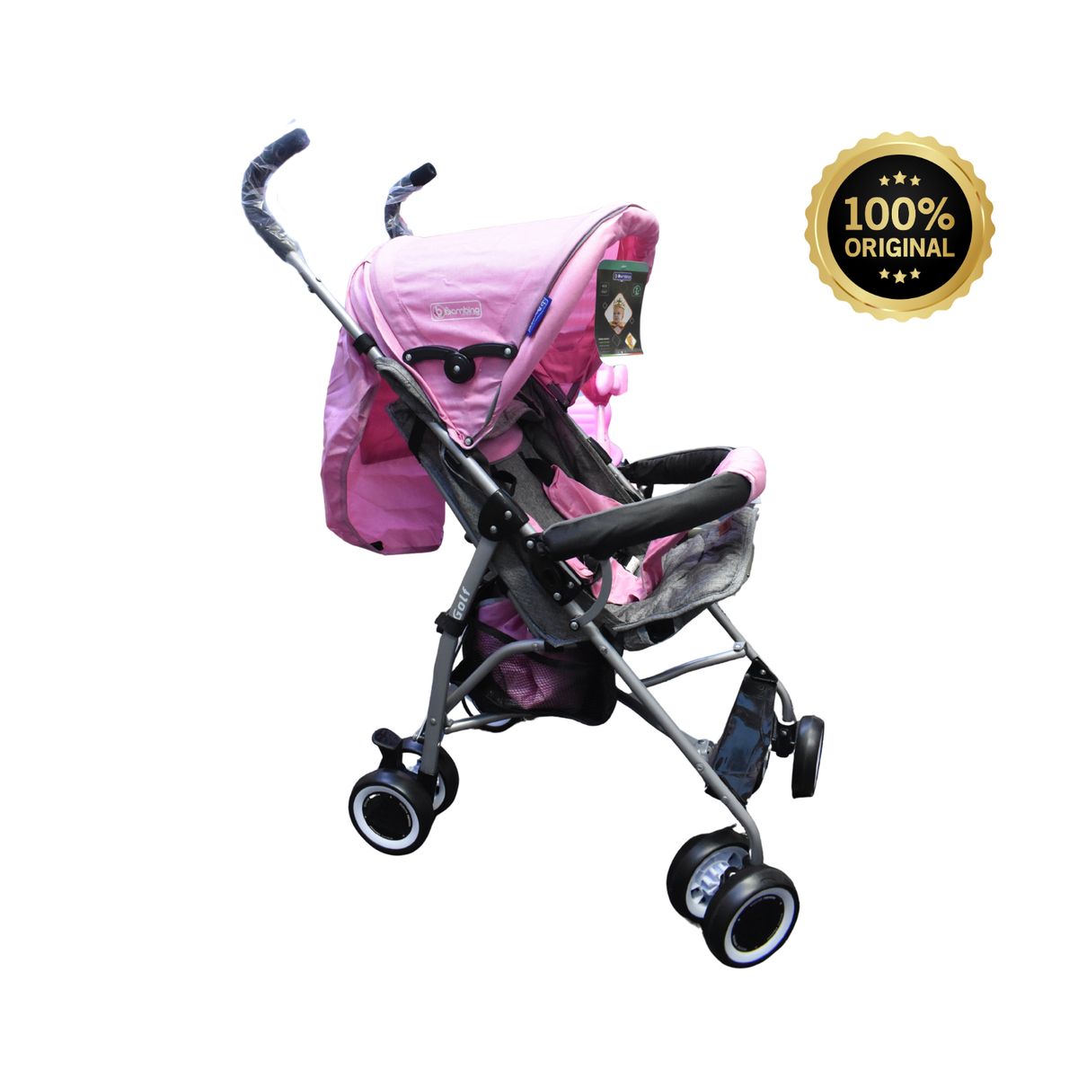 BAMBINO - COCHE BASTÓN GOLF LUXURY - EDICIÓN LIMITADA ROSADO