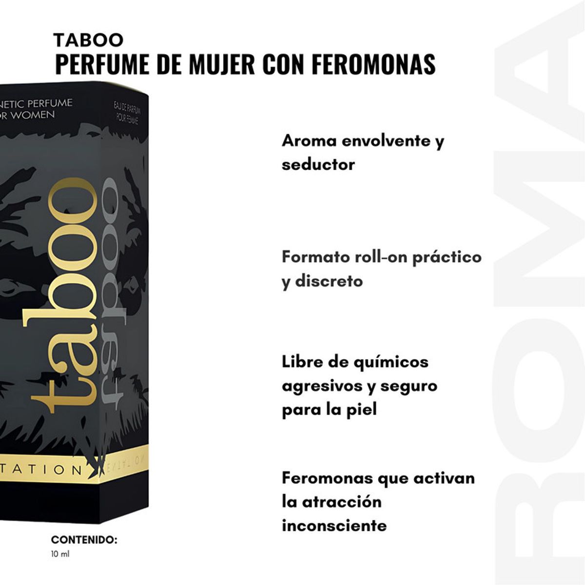 GENERICO - PACK 2 PERFUME CON FEROMONAS PARA MUJER TABOO 20ML