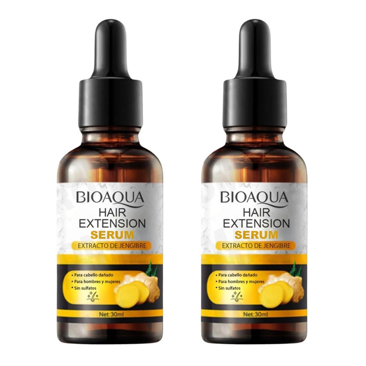 BIOAQUA - PACK 2 SÉRUM CAPILAR JENGIBRE 200G BIOAQUA