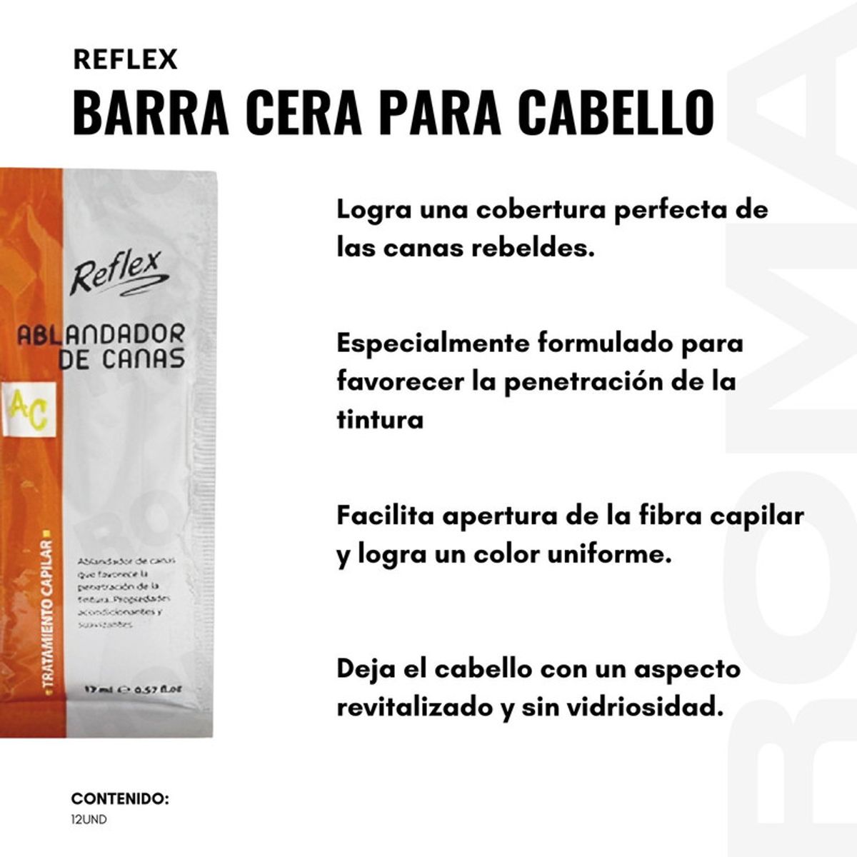 GENERICO - ABLANDADOR DE CANAS REFLEX 12UND