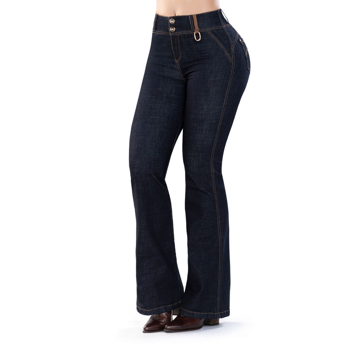 TYT - Jean Semi Campana Bohemia Azul  Fuerza con Libertad