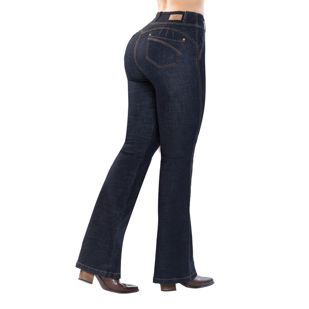 TYT - Jean Semi Campana Bohemia Azul  Fuerza con Libertad