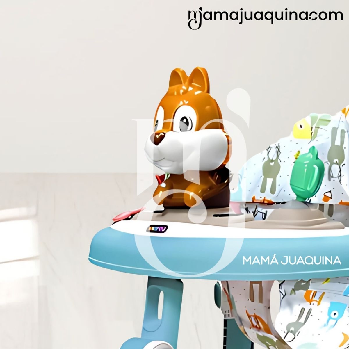 BABY - Andador con Tablero Musical «NUTTY» Light Blue