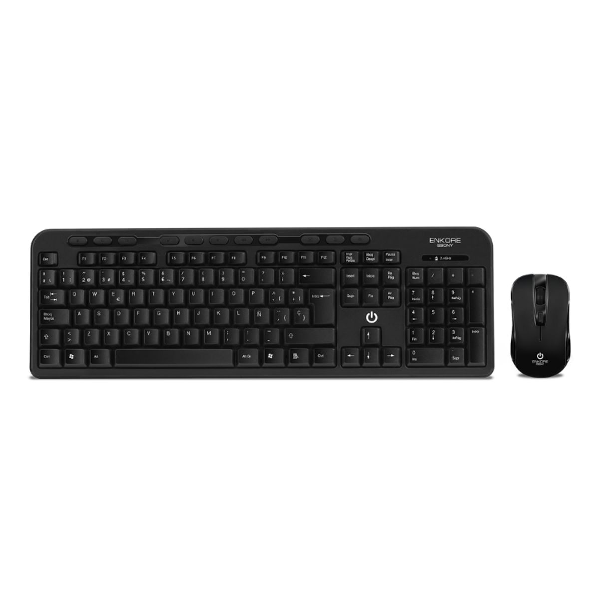 ENKORE - Kit Ebony ENK T800 Teclado + Mouse WiFi Enkore