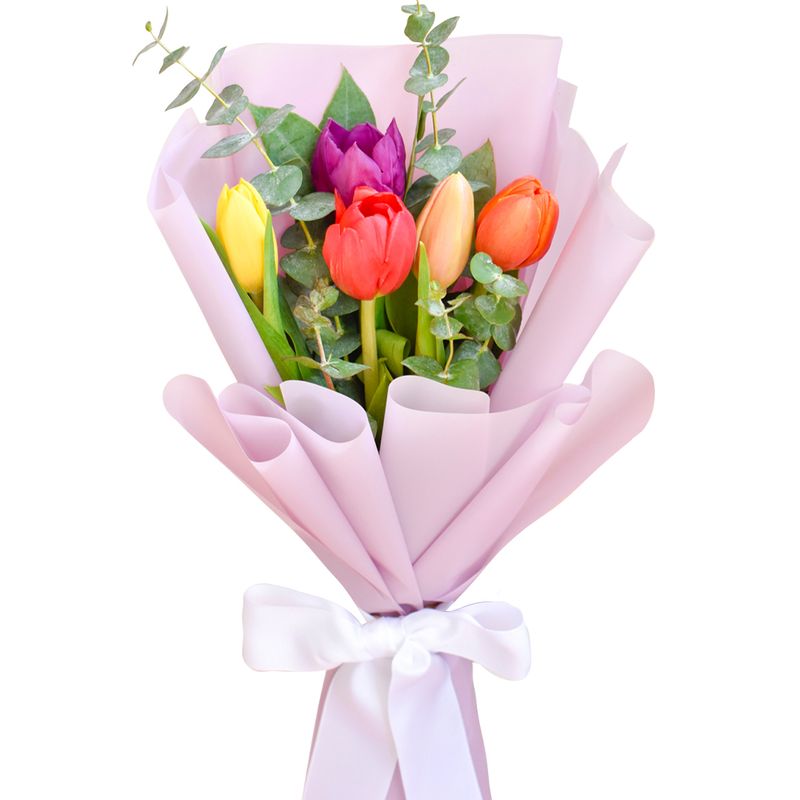 BLOOM - Ramo de 5 tulipanes para mujer