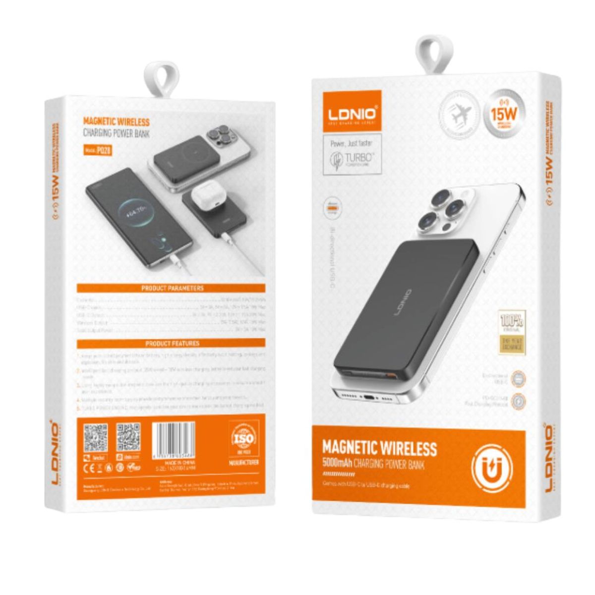 CAFINI - Power Bank Batería Portátil 5000mah 15W PQ28