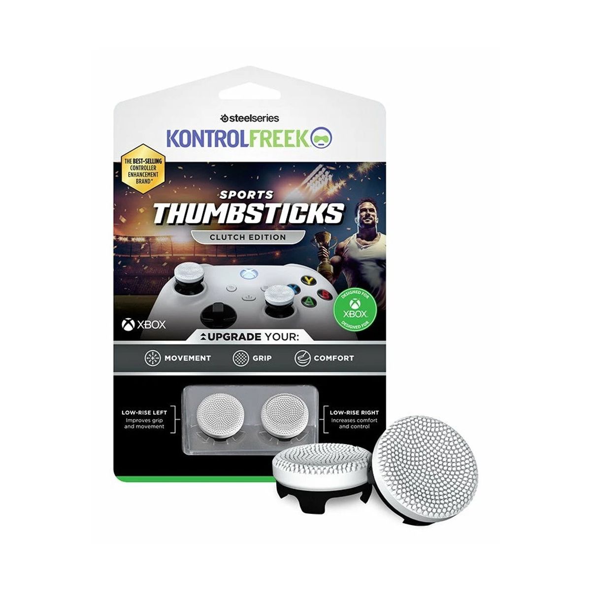 KONTROLFREEK - KontrolFreek Clutch Edition White para mandos Xbox