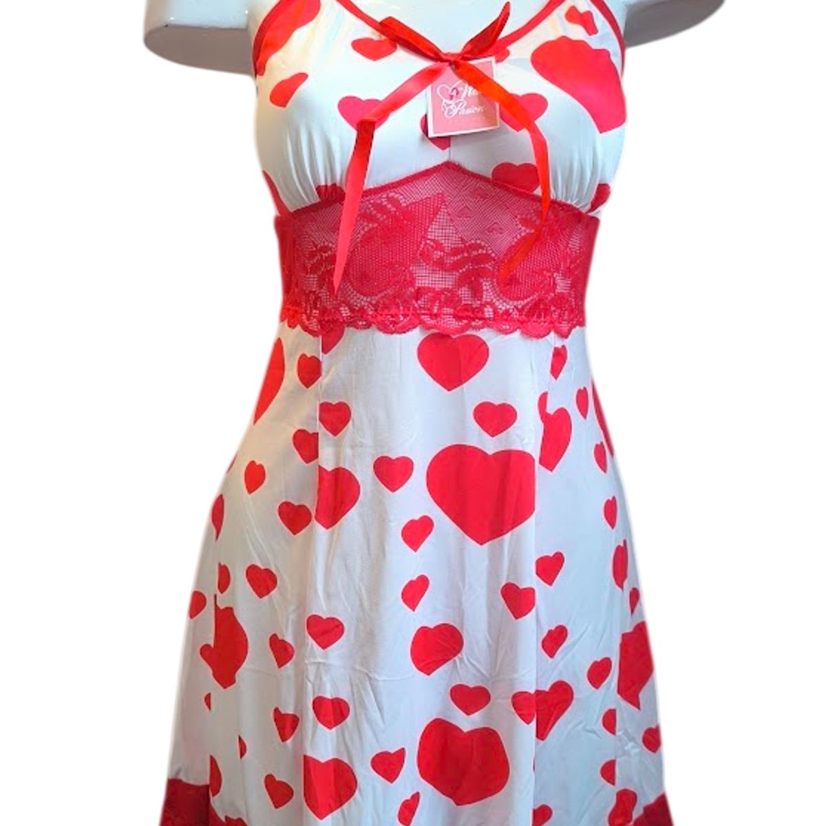 GENERICO - BABYDOLL DE ENCAJE LENCERIA SEXY PIJAMA PARA DAMAS