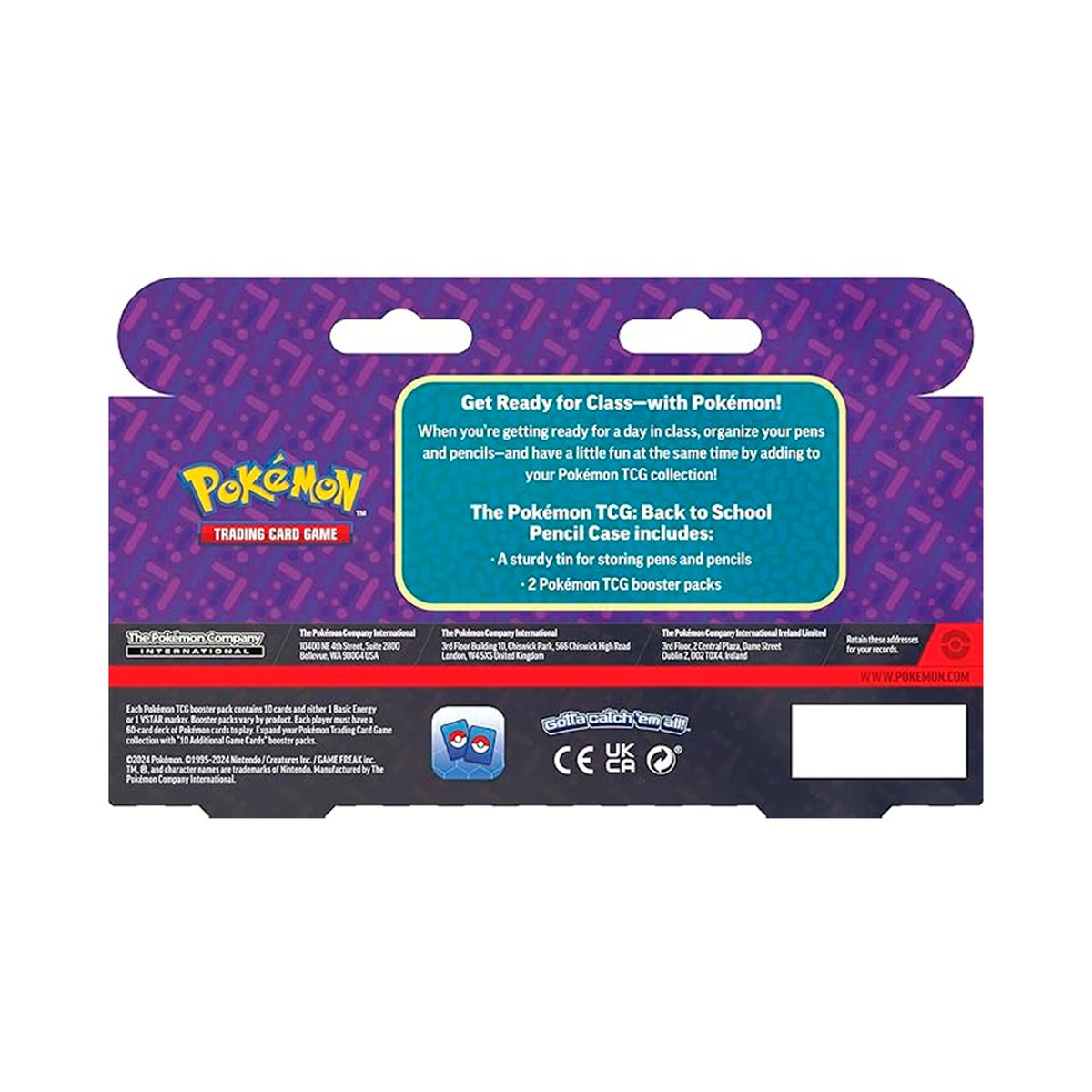 DISEÑO ORIGINAL - Pokémon Trading Cards Charizard Case Back To School English