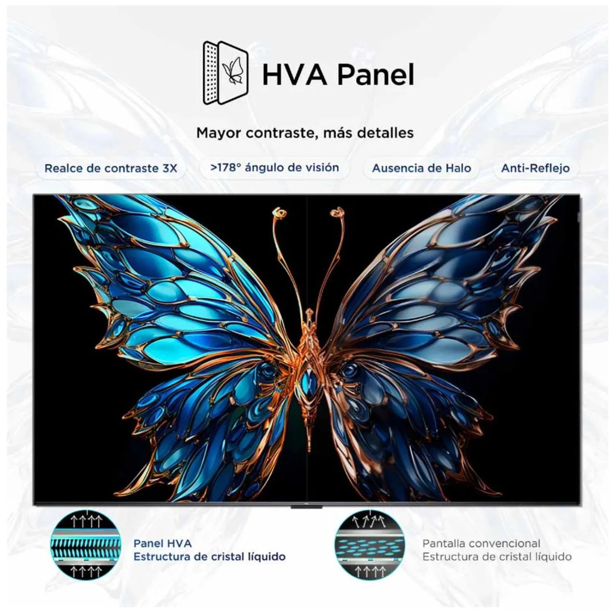 TCL - Televisor TCL 50 UHD 4K Smart TV GOOGLE 50C6V