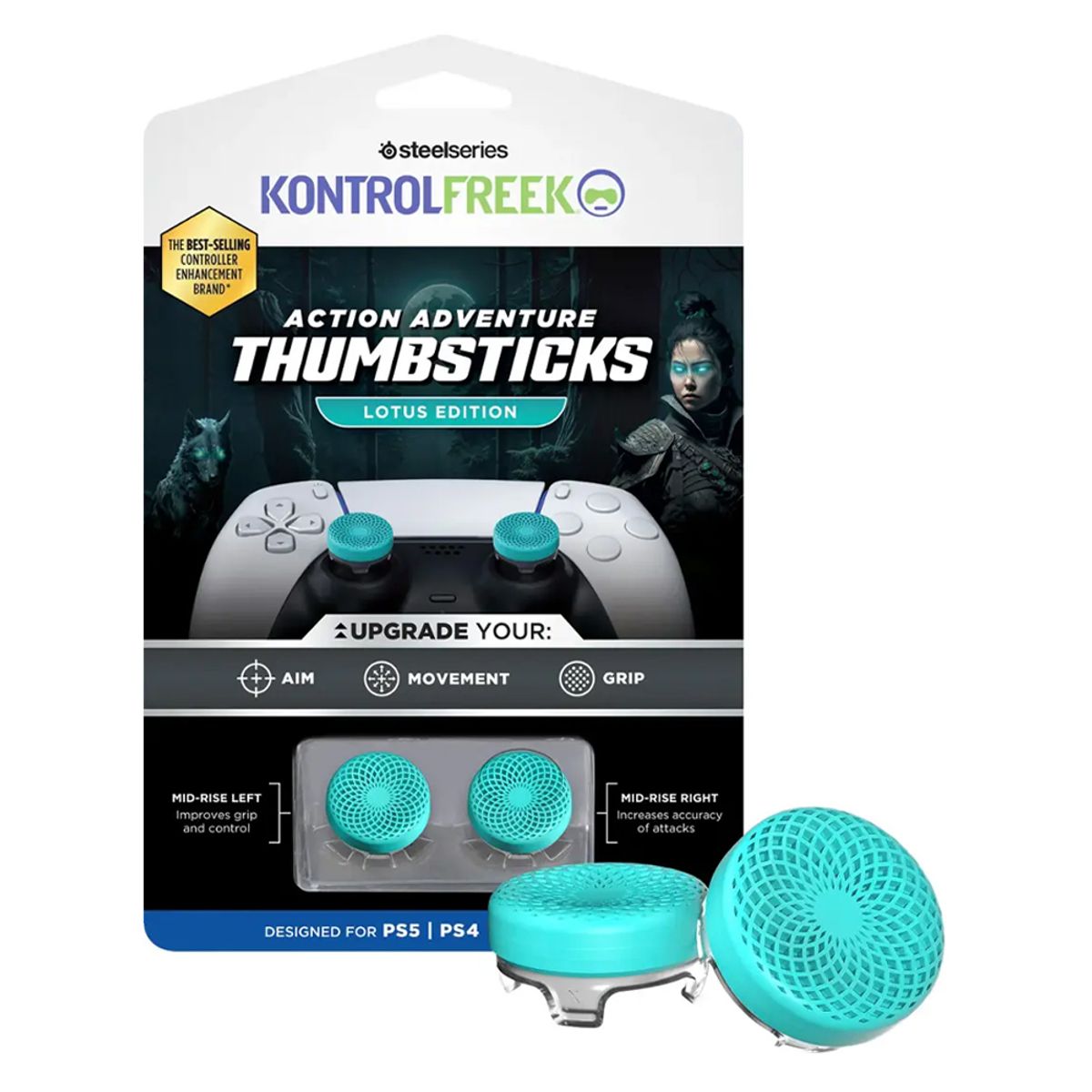 KONTROLFREEK - KontrolFreek Lotus Edition para mandos Playstation 5