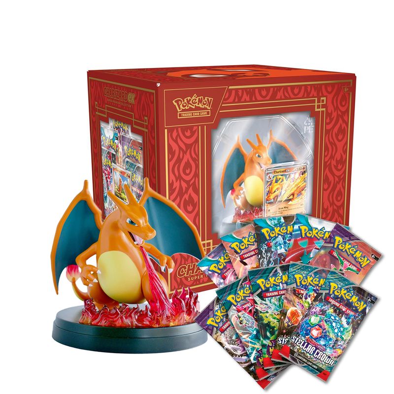 POKEMON - Box Pokémon Trading Card Game Charizard Ex Premium English