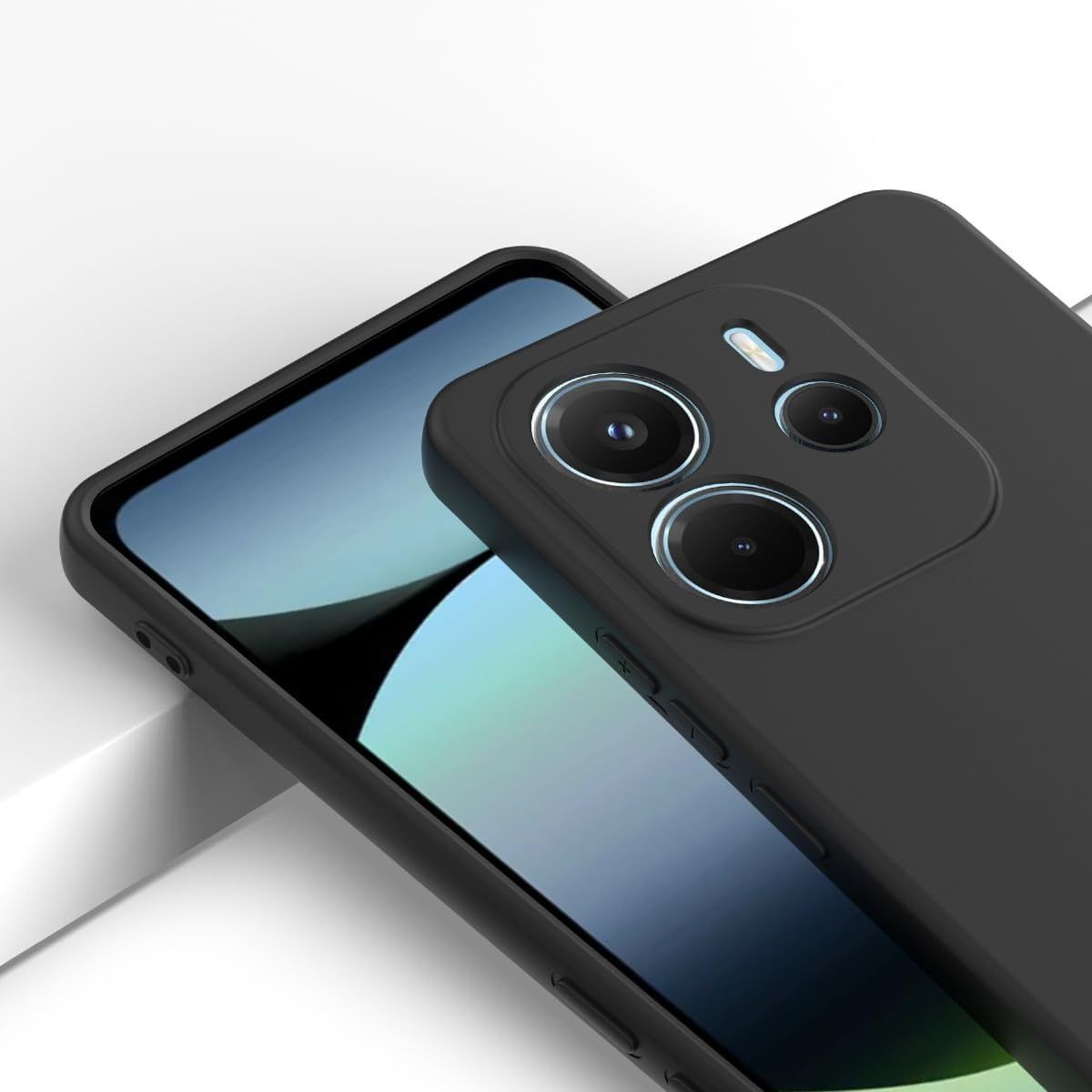 GENERICO - Case para Xiaomi Redmi Note 14 4G Silicona Negro