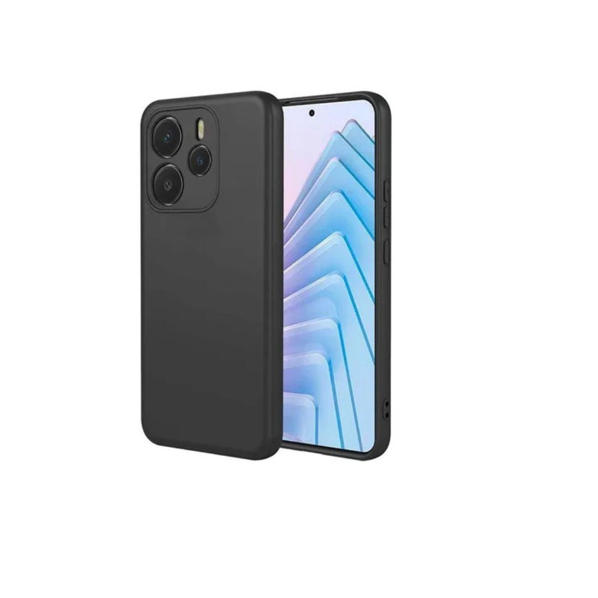 GENERICO - Case para Xiaomi Redmi Note 14 5G Silicona Negro