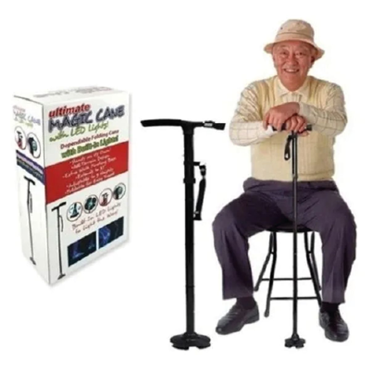 GENERICO - BASTÓN MÁGICO PLEGABLE