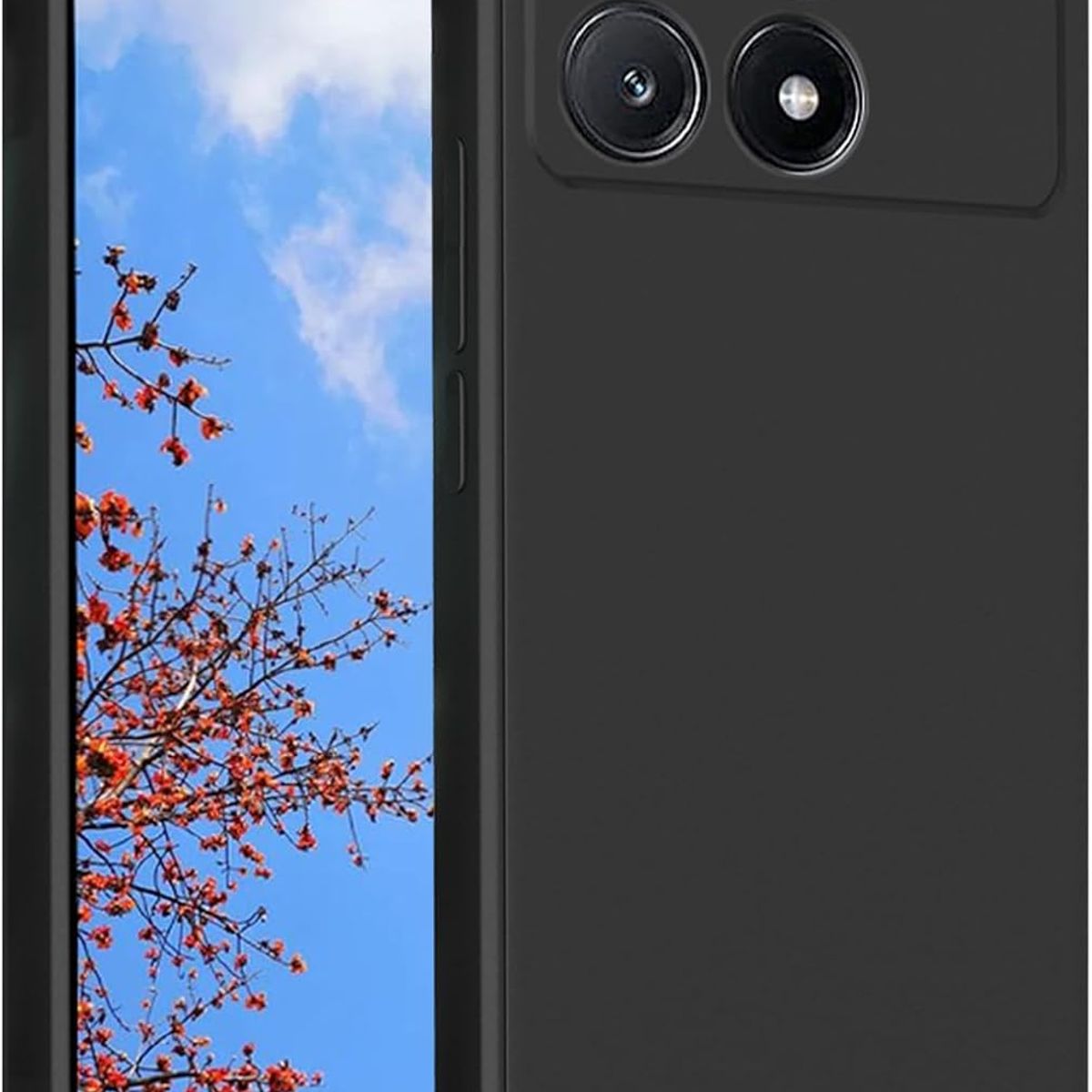GENERICO - Case Protector para Xiaomi Poco X6 Pro 5G  Redmi K70E 5G Silicona Negro