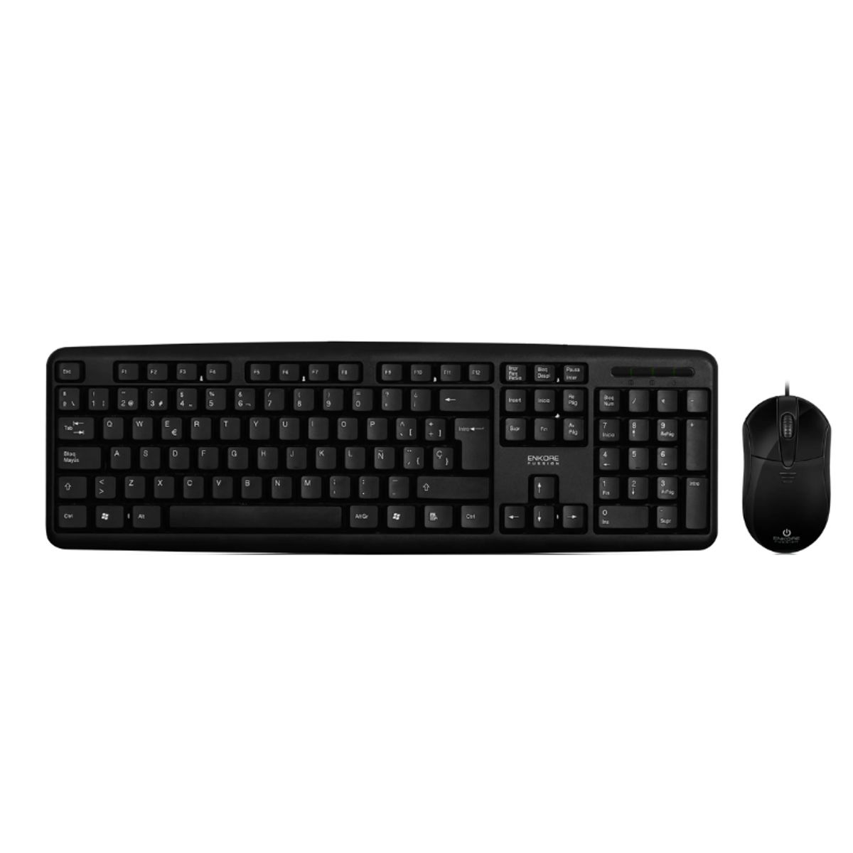 ENKORE - Kit Fussion ENT 502 Teclado + Mouse USB Enkore