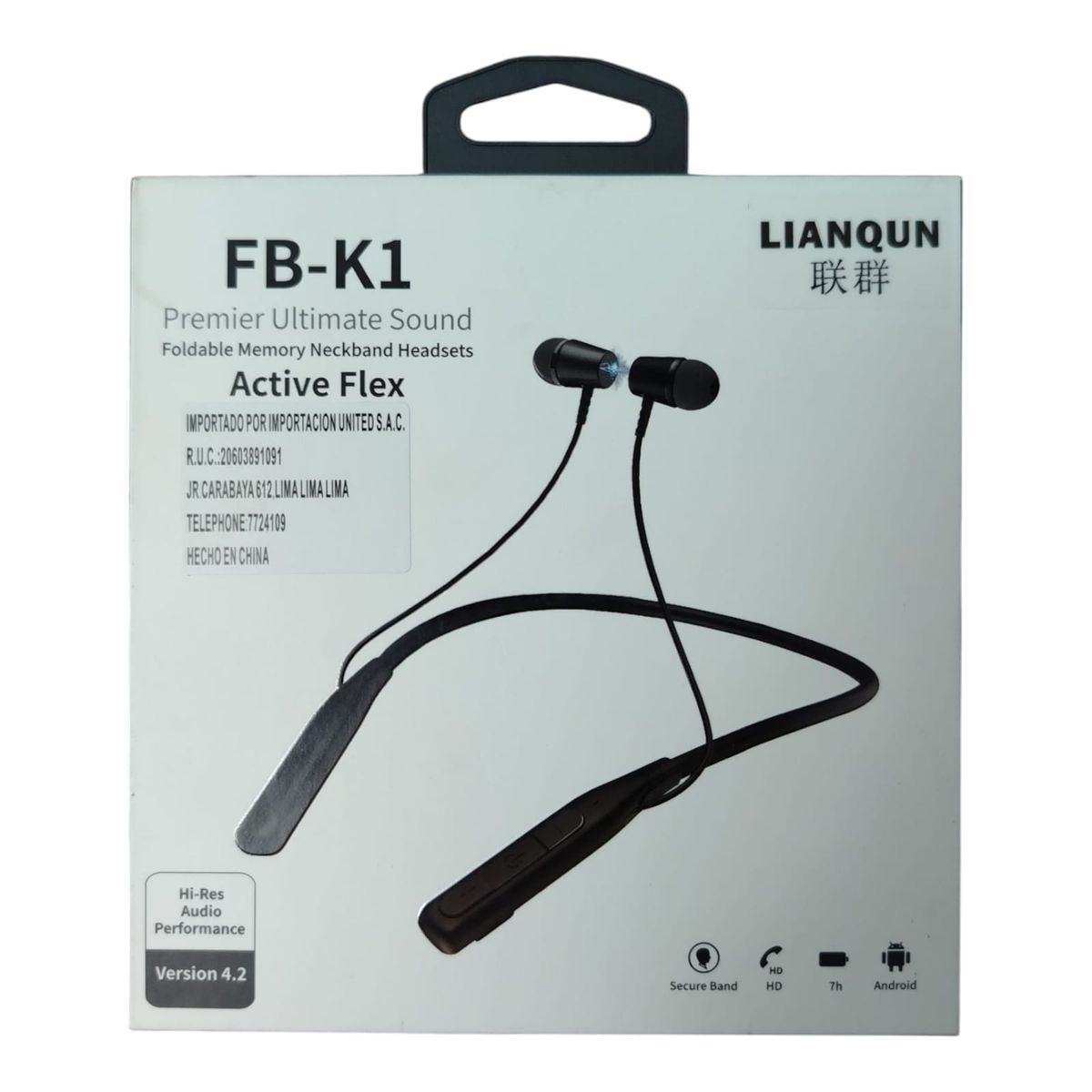 WELL BEING - AURICULARES CON CABLE INALAMBRICOS