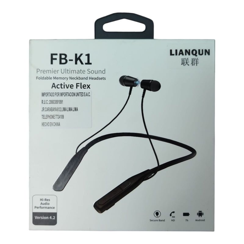 WELL BEING - AURICULARES CON CABLE INALAMBRICOS