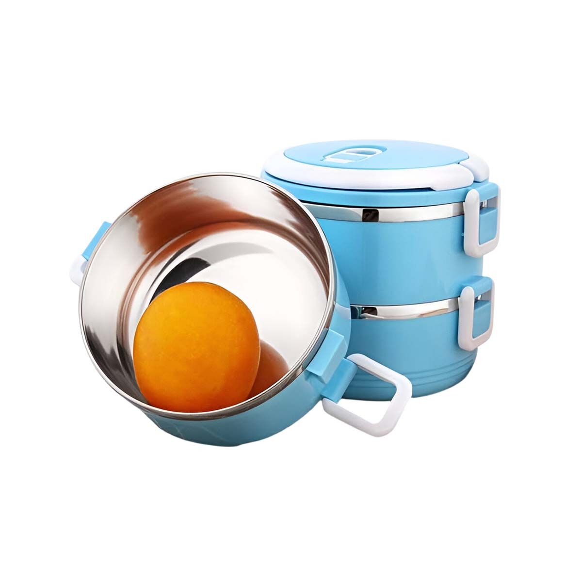 GENERICO - Pack6 Taper Practico y Termico en Celeste Y+Ligas de Regalo