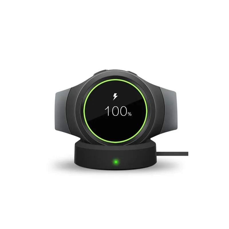 GENERICO - Cargador inalámbrico para Samsung Galaxy Gear S2 Negro