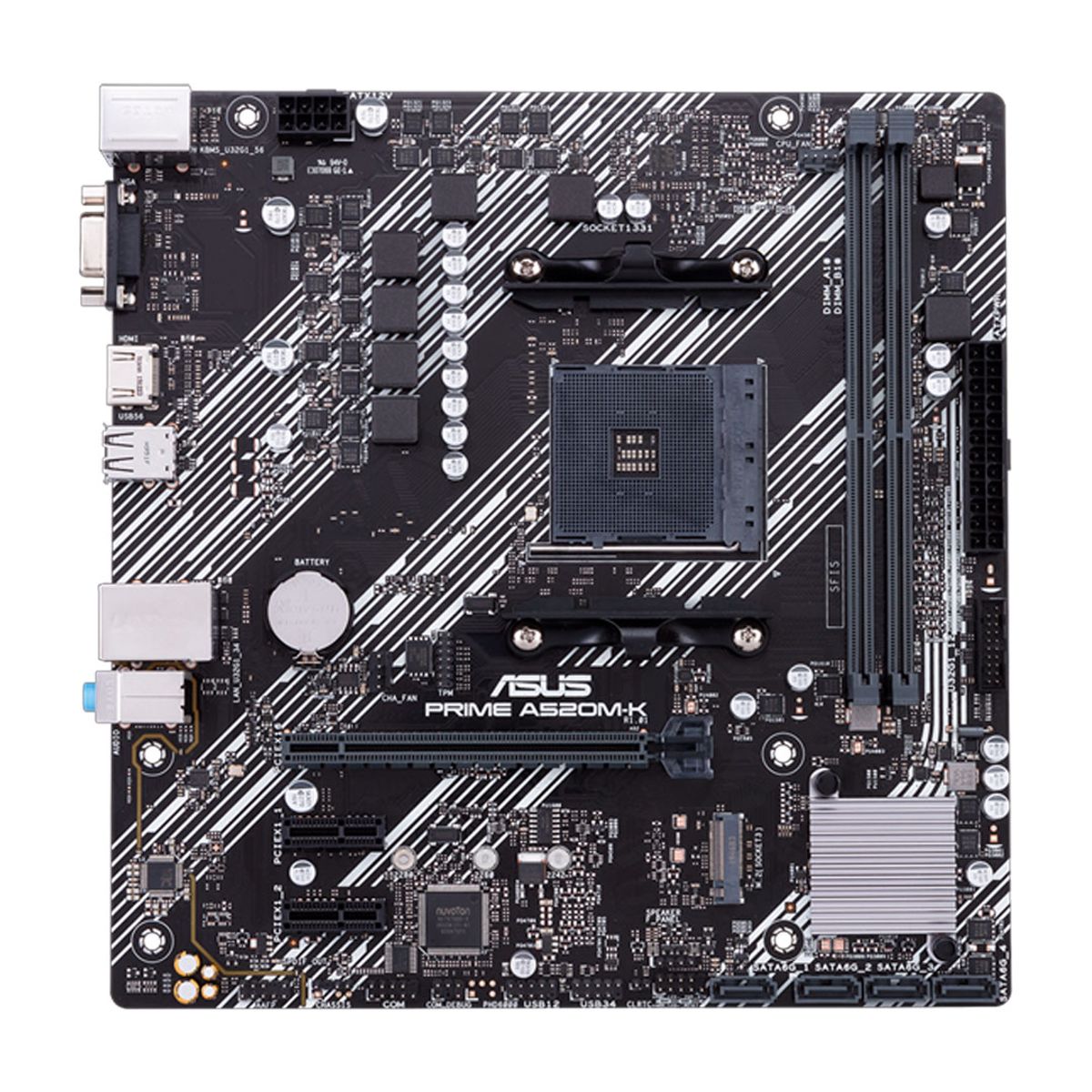 ASUS - ASUS PRIME A520M-K Placa Madre AMD AM4 mATX DDR4 M2