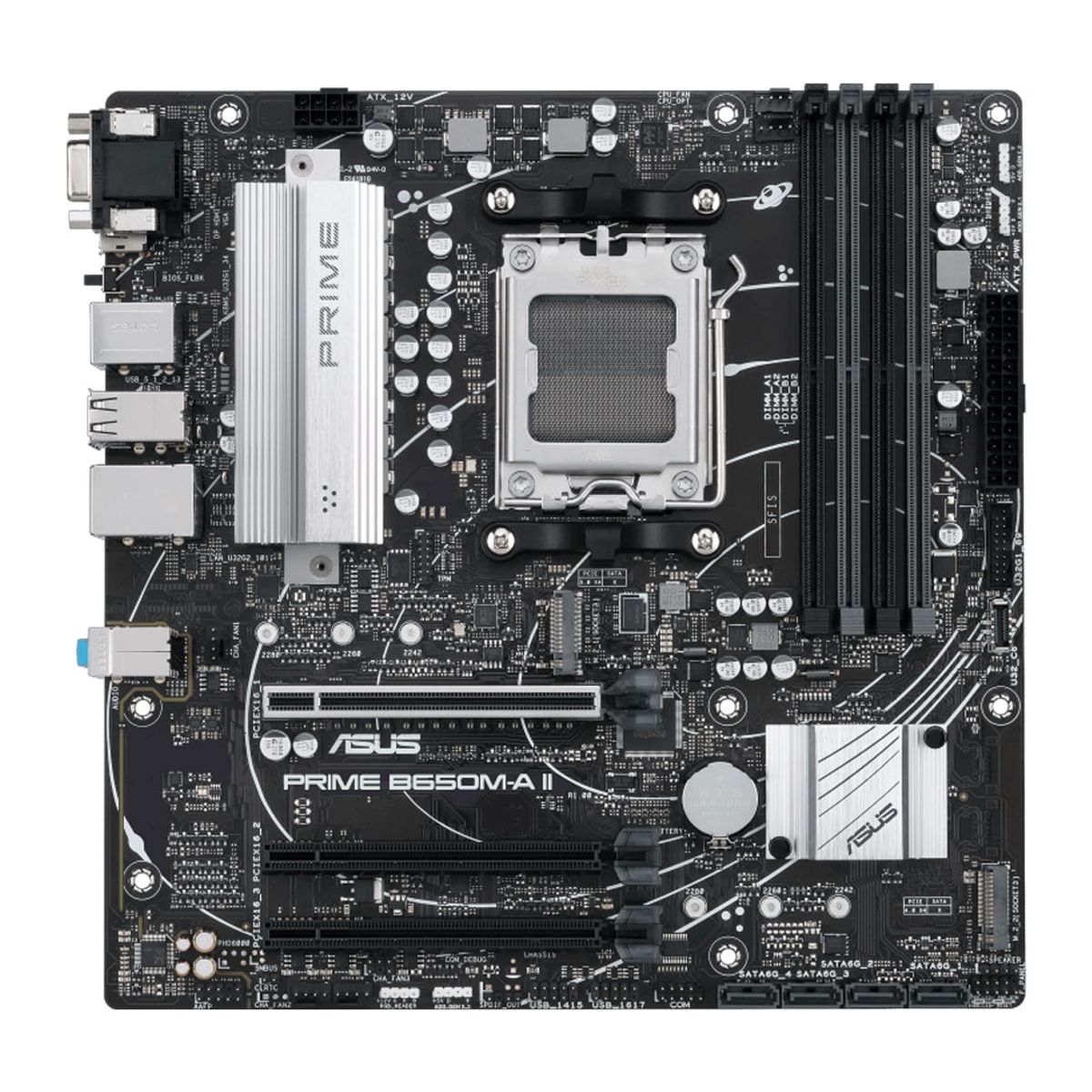 ASUS - ASUS PRIME B650M-A II Placa Madre AMD AM5 mATX DDR5 M2
