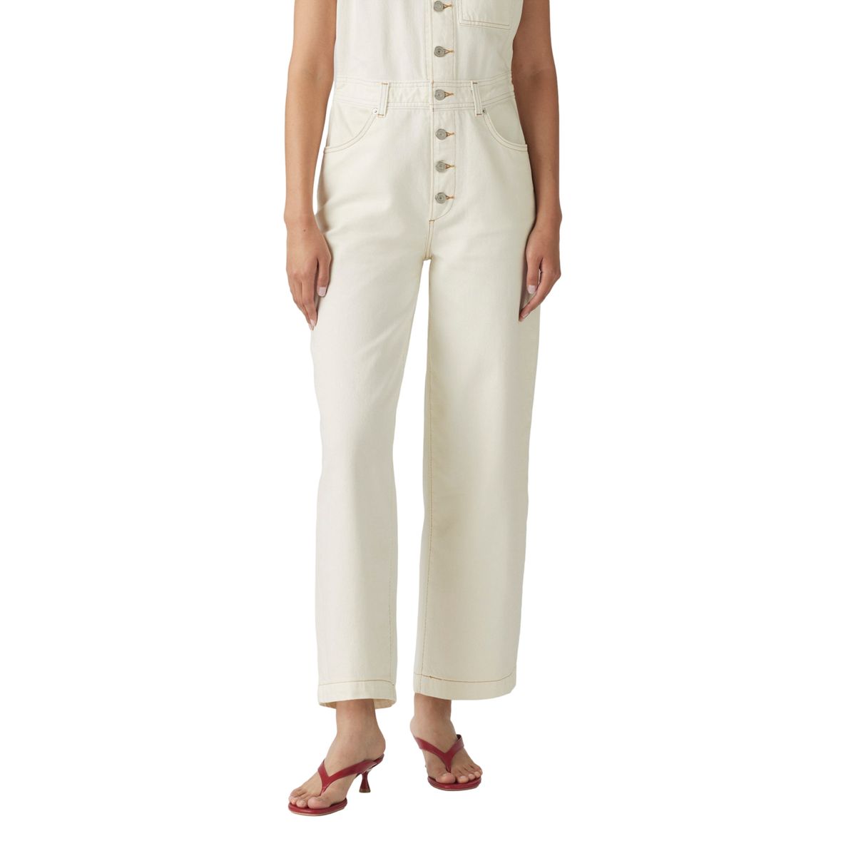 LEVIS - Enterito Mujer Sleeveless Jumpsuit Blanco Levis