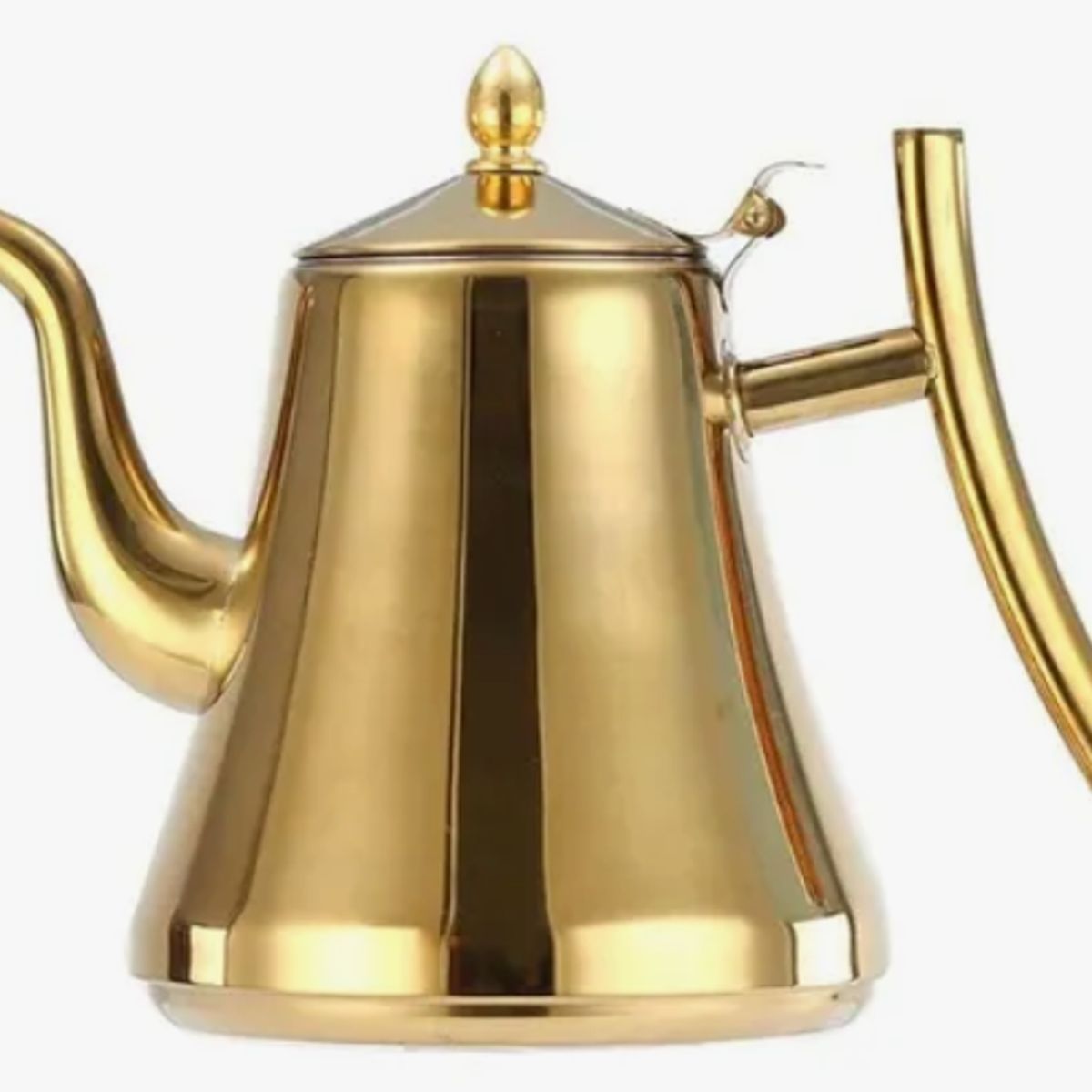 GENERICO - Tetera De Acero Inoxidable Dorado De 2 Lt