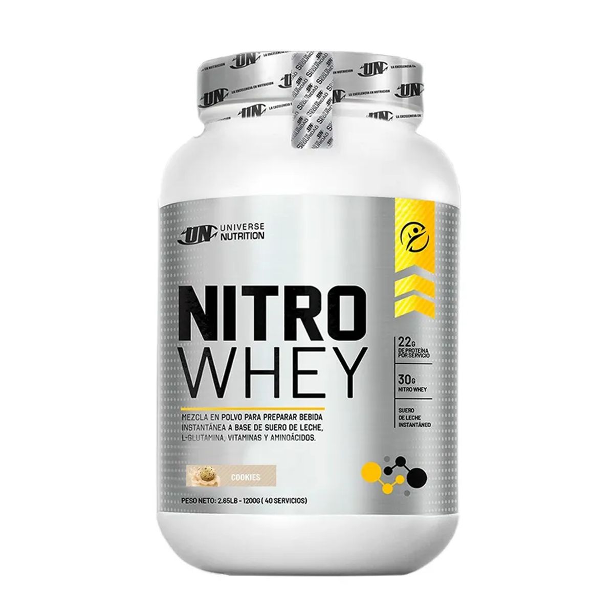 UNIVERSE NUTRITION - Proteína UN Nitro Whey 1KG - Cookies