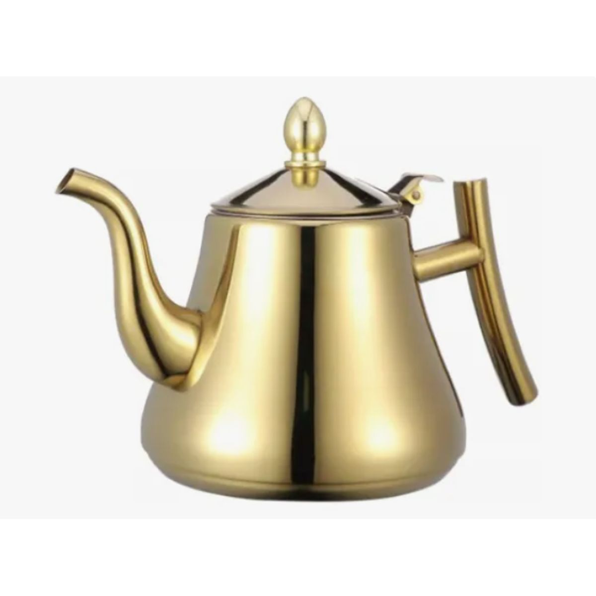 GENERICO - Tetera De Acero Inoxidable Dorado De 1 Lt