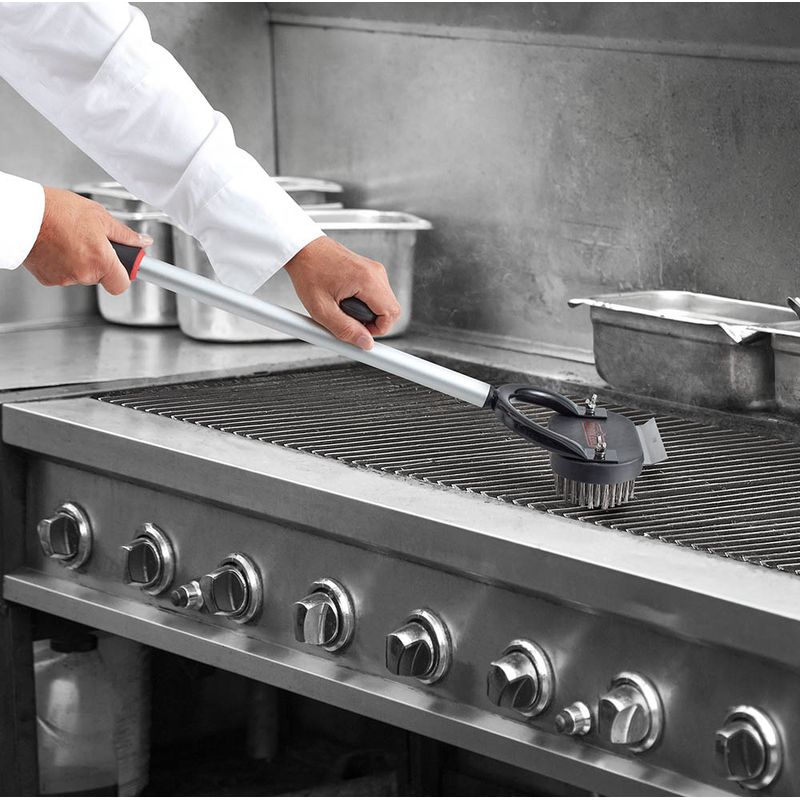 GENERICO - CEPILLO PARA PARRILLAS Y PLANCHAS CHEF MASTER 90242