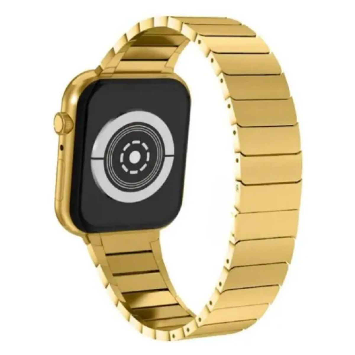 GENERICO - Correa Metálica Slim Para Apple Watch 45mm - Dorado