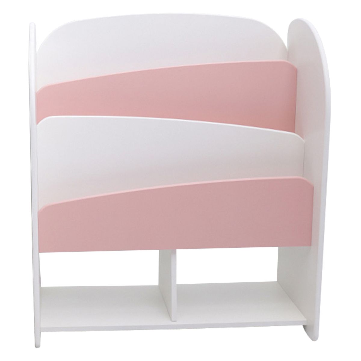 GULI GULI - LIBRERO MONTESSORI DE MADERA PARA NIÑOS ROSA