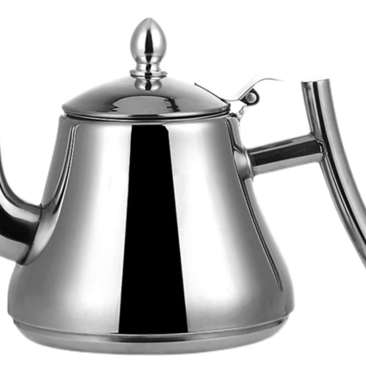 GENERICO - Tetera De Acero Inoxidable Plateado De 1 Lt